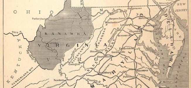西弗吉尼亚在美国内战初期从弗吉尼亚州分离出来，成为唯一一个从邦联领土中分离出来的州。