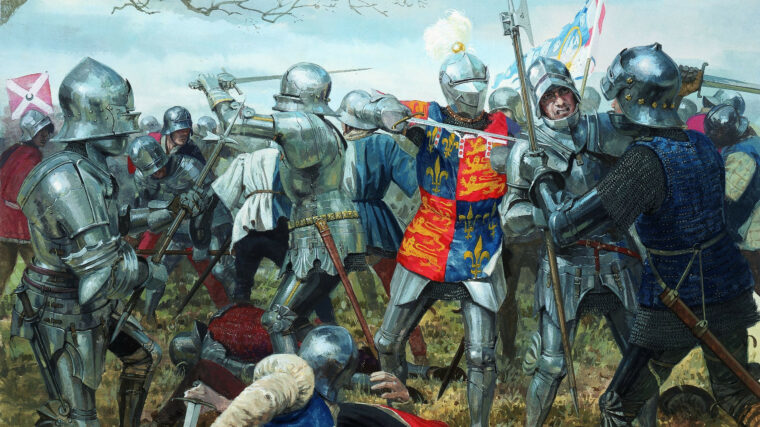 1460年12月30日,兰开斯特贵族的继承人死亡在圣奥尔本斯五年前终于报复,捕获约克公爵和伯爵索尔兹伯里附近韦克菲尔德。格雷厄姆。特纳绘画。