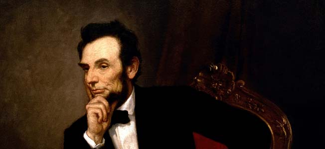 第16届美国总统亚伯拉罕·林肯(Abraham Lincoln)指导全国动荡的多年的美国内战期间。