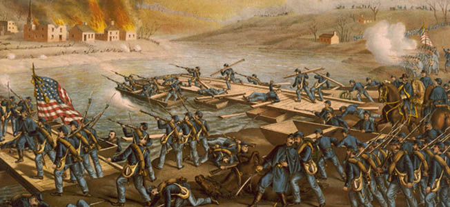 在弗雷德里克斯堡战役中,漂亮的排列的攻击联邦为大奇观之一最灾难性的联合攻击的内战。